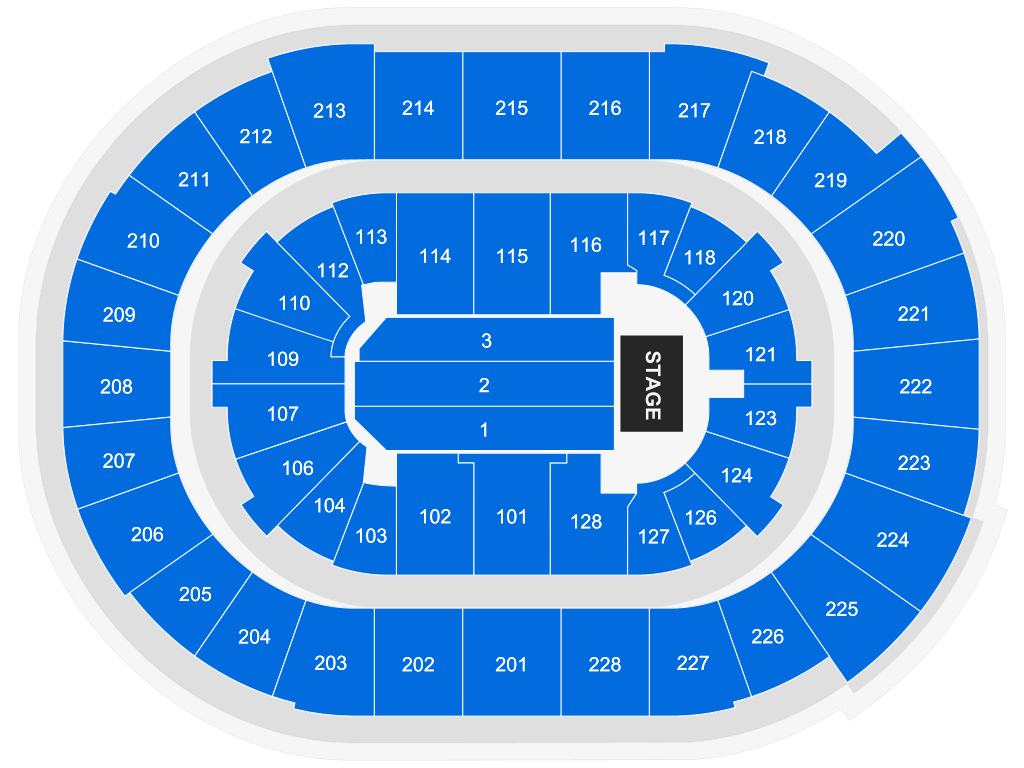 Seating Chart SAP Center San Jose California